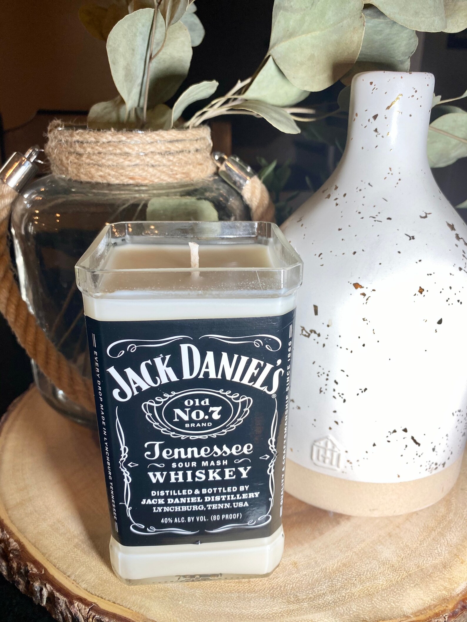 Jack Daniels Vanilla Whiskey Soy Candle Father's Day Etsy