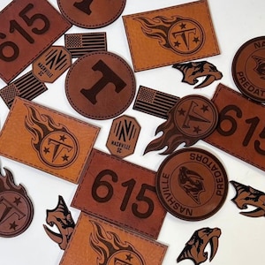 Parches de cuero - Personalizados - Envío al día siguiente