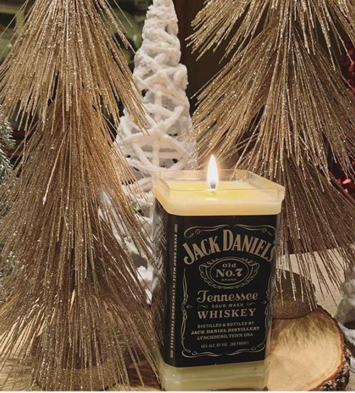 Jack Daniels Vanilla Whiskey Soy Candle Father's Day Etsy