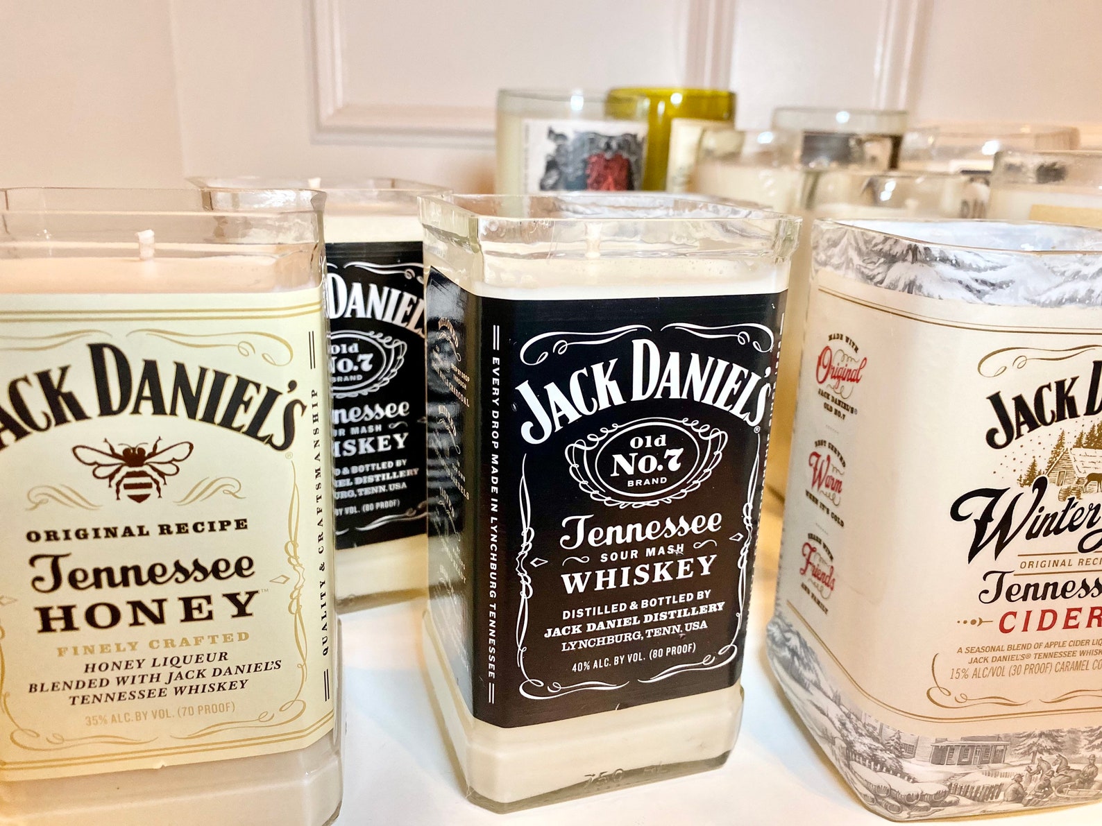 Jack Daniels Vanilla Whiskey Soy Candle Father's Day Etsy