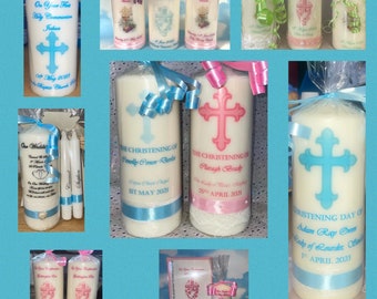 Confirmation, 1st Holy Communion Personalised Candles