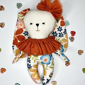 Easter bunny, handmade stuffed animal, kids toy, tilda doll, rag doll, keepsake toy