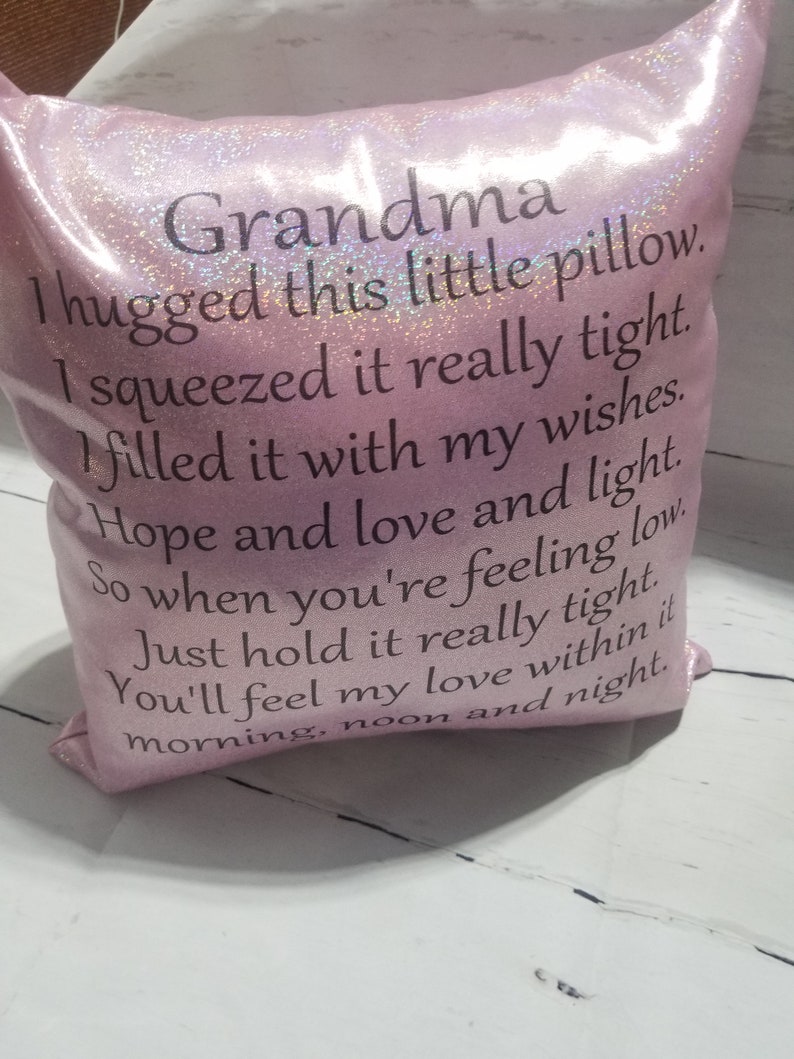 grandma gift Grandma pillow cover shimmer pillow birthday gifts for grandma