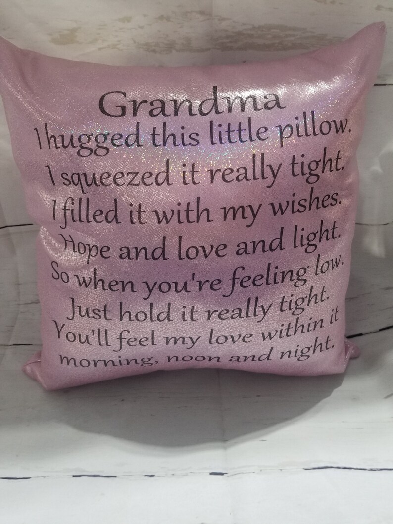 grandma gift Grandma pillow cover shimmer pillow birthday gifts for grandma