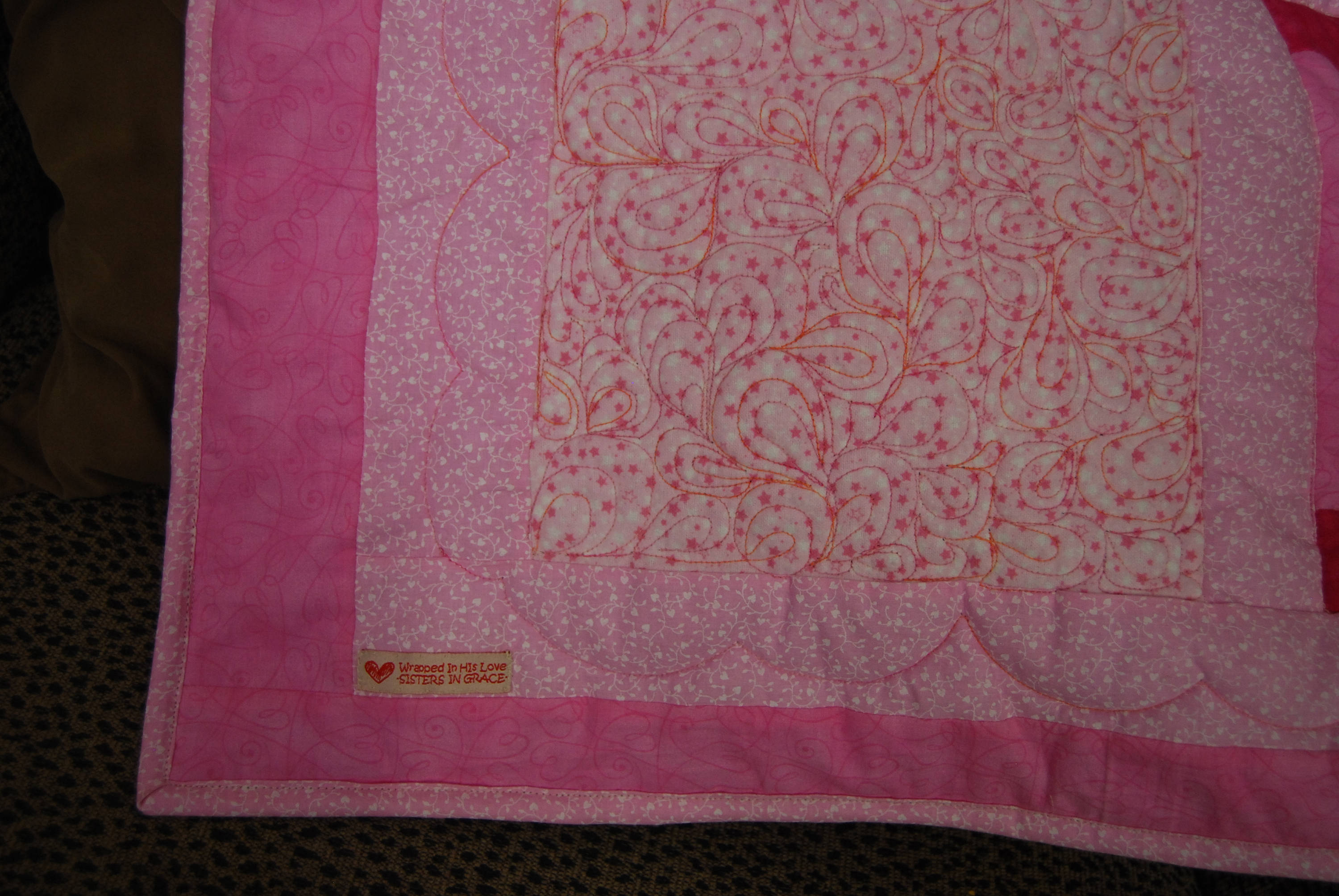 Scripture Girl Quilt Baby Nursery Toddler Blanket Pink Stars - Etsy