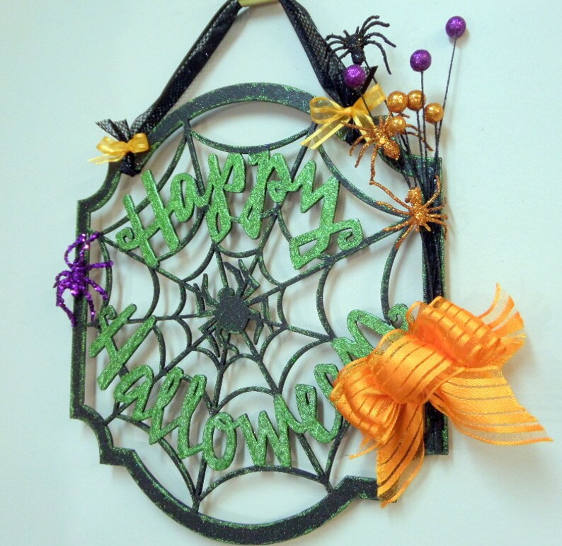 Halloween Halloween Wall Art Halloween Door Decor Wall Etsy