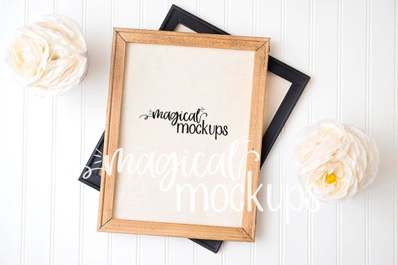 Download Canvas Sign Mockup Reverse Canvas Sign Mockup Fall Wood Etsy