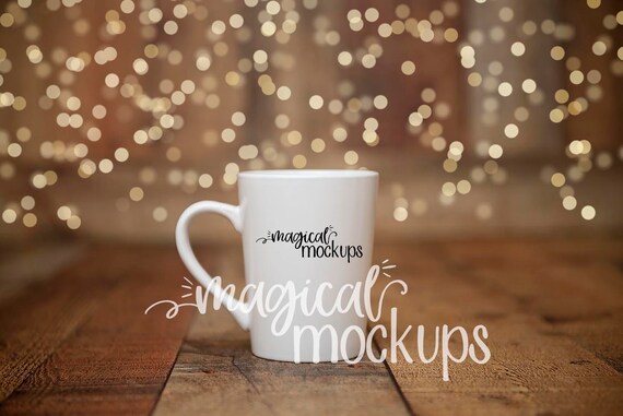 Coffee Mug Mockup 14 Oz Christmas Blank Mug Stock Photo Etsy