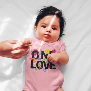 One Love Baby Onesie Girl Boy Maternity Baby Shower