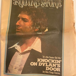 Vinyl Records Vintage Rolling Stone Bob Dylan Folk Music