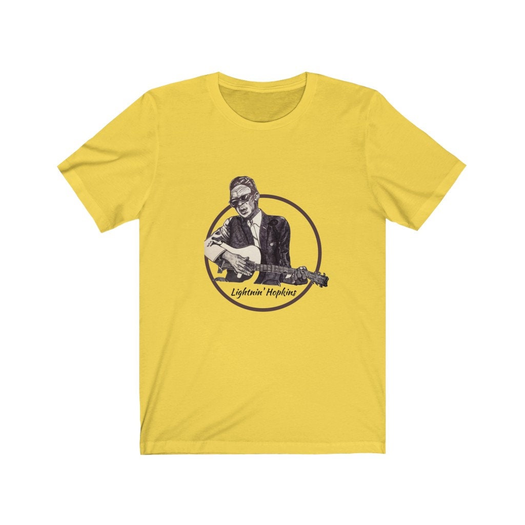 Lightnin' Hopkins Texas Blues Man Folk Art Man Woman American Music T ...