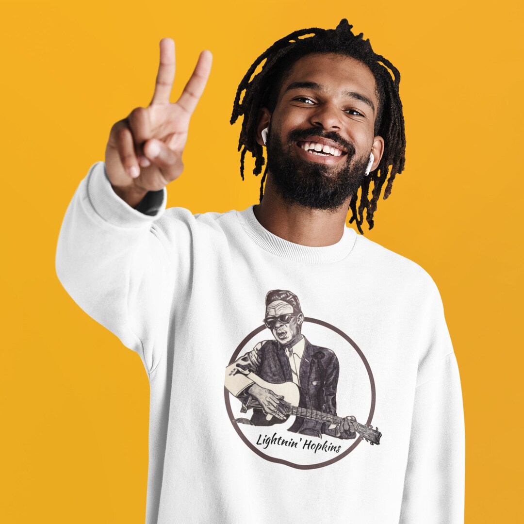 Lightnin' Hopkins Texas Blues Man Folk Art Music Sweatshirt - Etsy