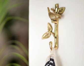 Brass hook / Wall hook / Nursery Hook / Gold homewares / Palm tree hook / Animals hook / Decorative hook / Home décor