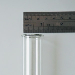Glass test tube replacement / Glass tube / Propagation station / Glass container / Glass vase image 2