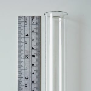 Glass test tube replacement / Glass tube / Propagation station / Glass container / Glass vase image 1