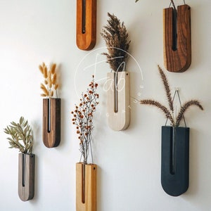 Eklektisches Wanddekor Set/ Wand Pflanzgefäße Set/ Geschenke für Pflanzenliebhaber/ Vermehrungsstationen/ Wohnkultur/ Erdige Farben/ Boho Dekor