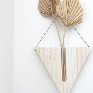 Driehoekige muurplanter/ grenen vermeerderingsstation/leuke wanddecoratie