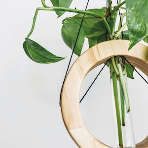 Mobile / Wanddeko / Boho Übertopf / Wanddeko / Blumentopf / Wanddeko / Geschenk für Pflanzenliebhaber / Holzvase / Blumenvase / Blumenvase