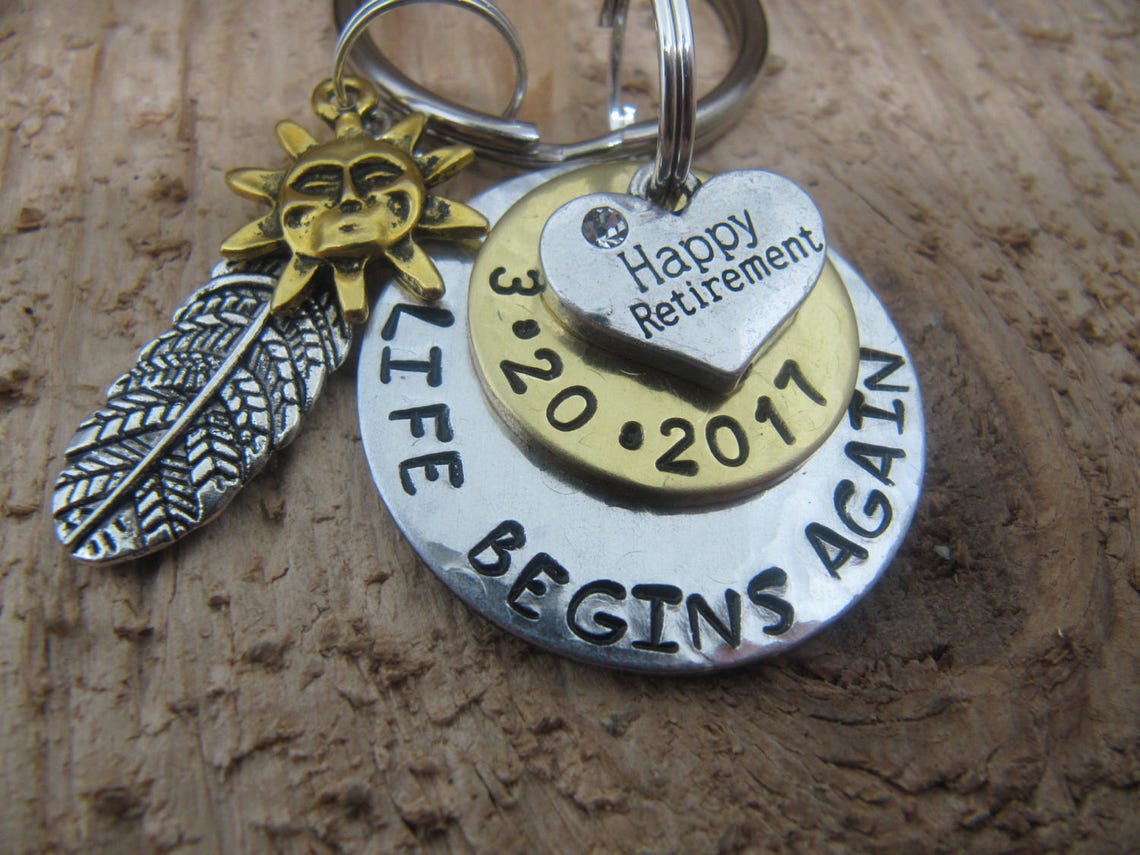Retirement Jewelry Retirement Gift Gift for Retirement Hand Etsy