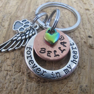 Pet memorial, Pet memorial key chain, Rainbow Bridge , Dog memorial, Cat memorial, Rainbow Bridge poem, Loss pet, Death of pet, Pet keepsake