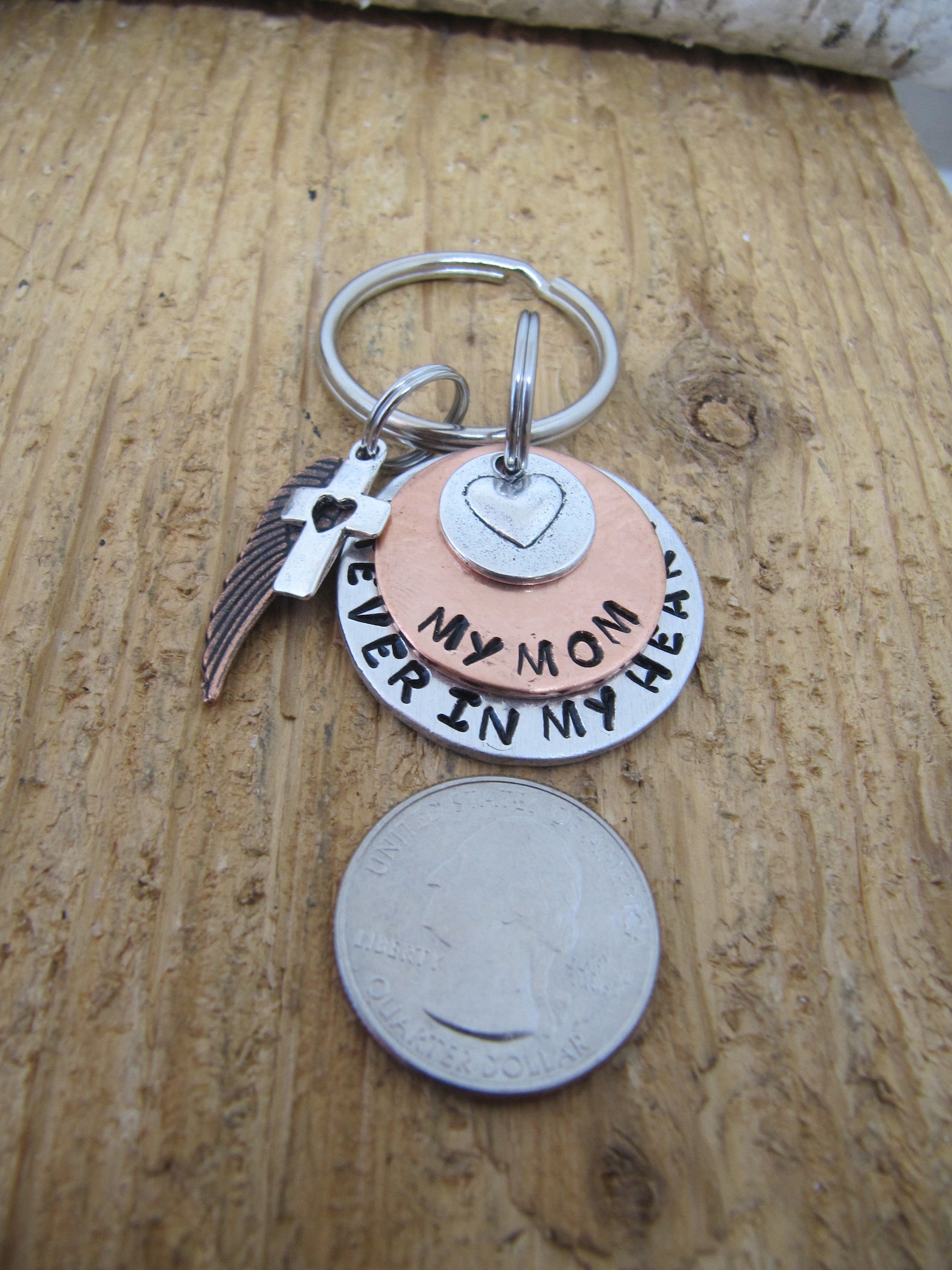 Memorial for Mom Mom Keychain Sympathy Gift Loss of Mom Etsy