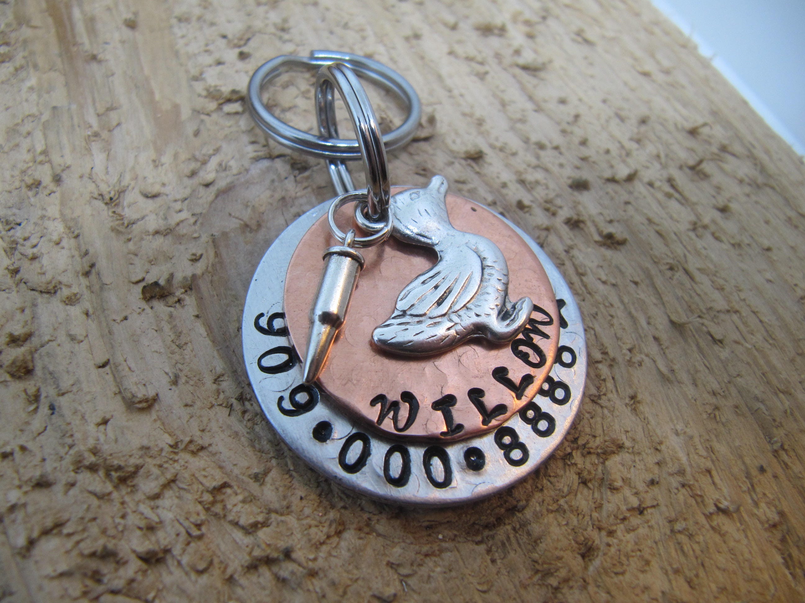 Pet ID tagDuck hunting dog Large dog Pet tagPersonalized Etsy