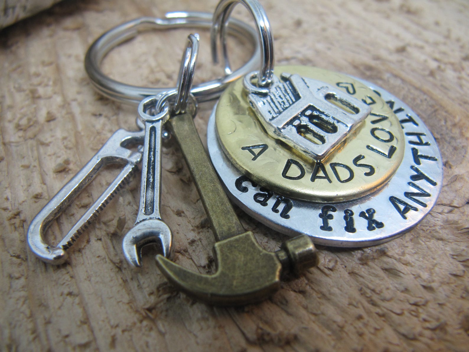 Fathers Day Gift Tool Key Chain Gift for Dad A Fathers Etsy
