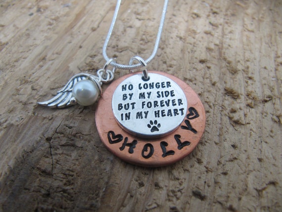 etsy dog memorial necklace