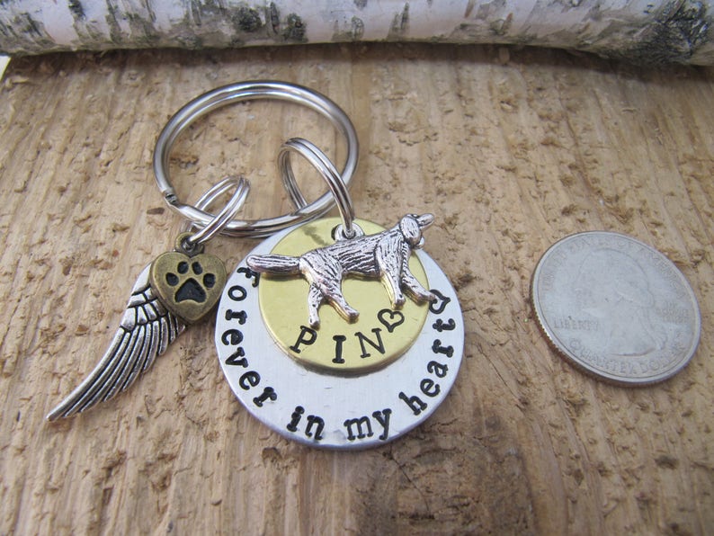 Golden Retriever Memorial Labrador Memorial Key Chain Pet - Etsy