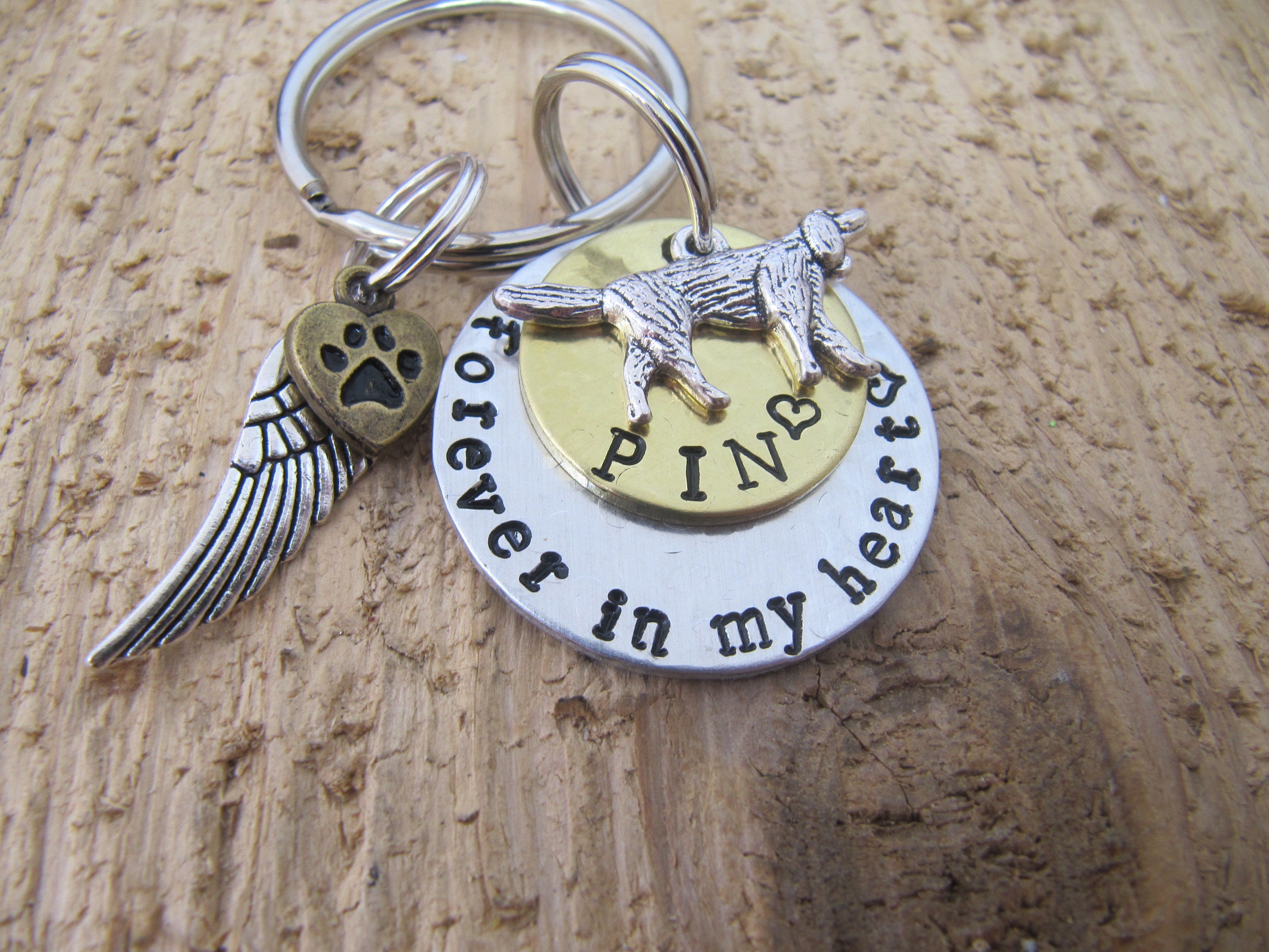 Golden Retriever Memorial Labrador Memorial Key Chain Pet - Etsy