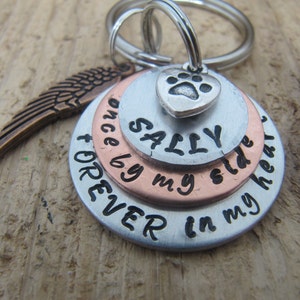 pet memorial keychain, Once by my side forever in my heart,dog memorial,memorial key chain,cat memorial ,loss of pet, sympathy gift