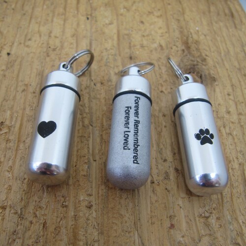 Pet Memorial ADD ON a Pet Urn Urn Keychain Loss of Dog Key Etsy