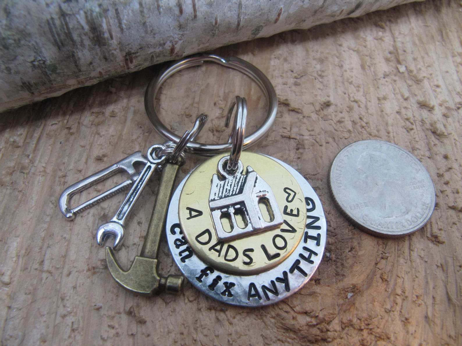 Fathers Day Gift Tool Key Chain Gift for Dad A Fathers Etsy
