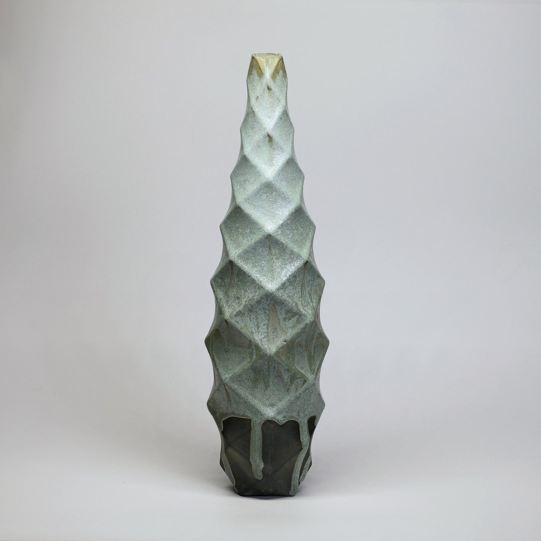 Patterned Ceramic Vase | Home Decor | Contemporary Ceramic | Handmade ...