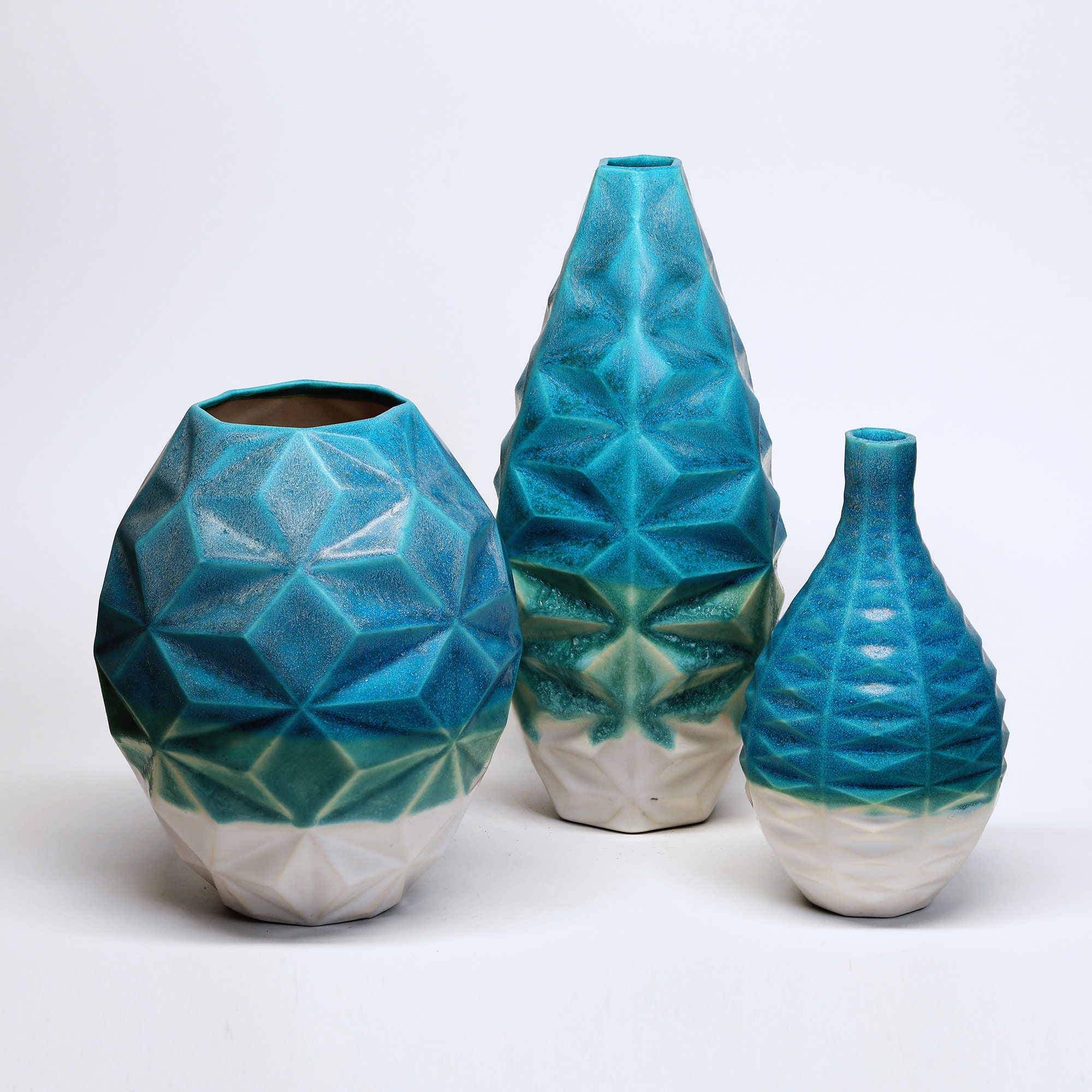 Vase en céramique à motifs en anglais Décoration daccueil Etsy France