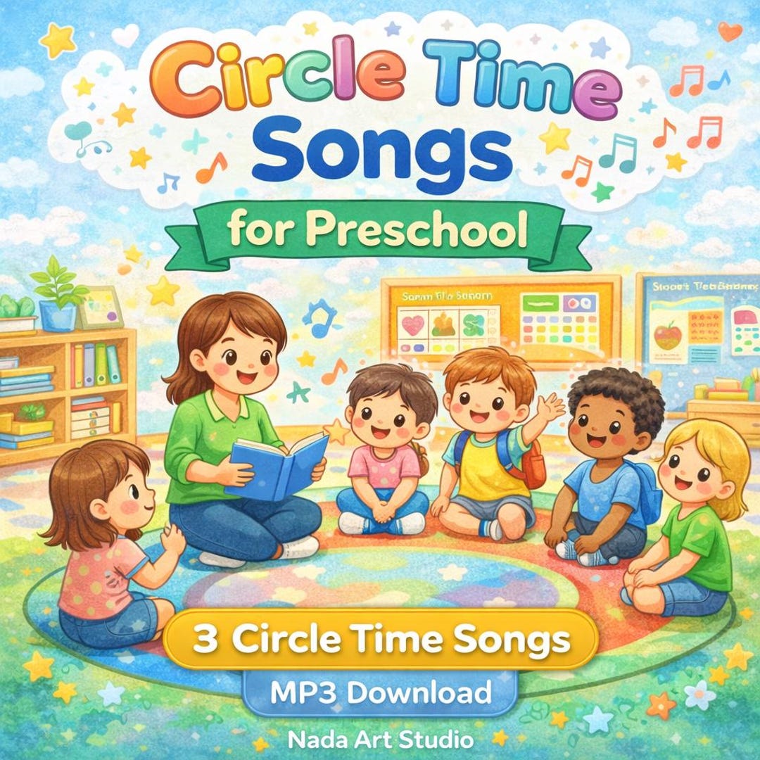 Preschool Circle Time Songs | Classroom Routine Music, Group Time ...