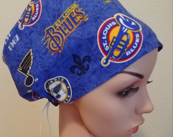 Blues Stanley Cup scrub hat