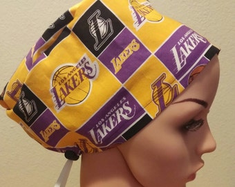 lakers scrub cap