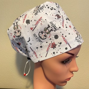 Women&#39;s Surgical Cap, Scrub Hat, Chemo Cap,  I wish it was Friday