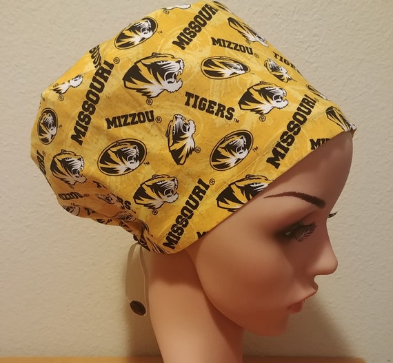 Women's Surgical Cap, Scrub Hat, Chemo Cap, University of Missouri