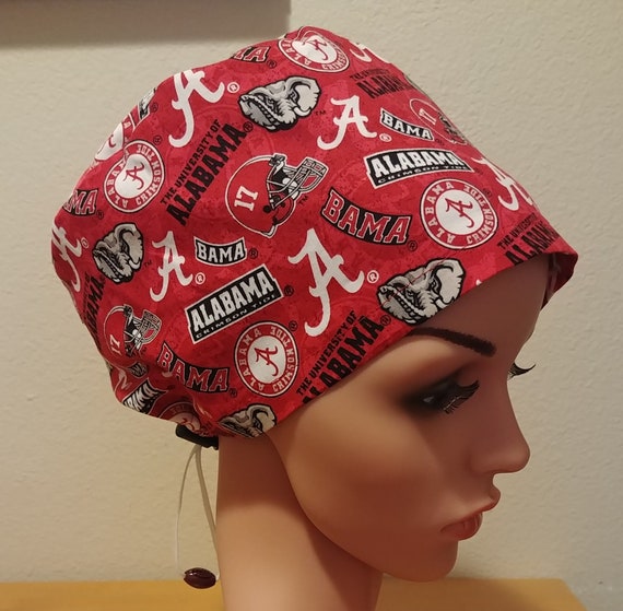 Women's Surgical Cap, Scrub Hat, Chemo Cap, University of Alabama