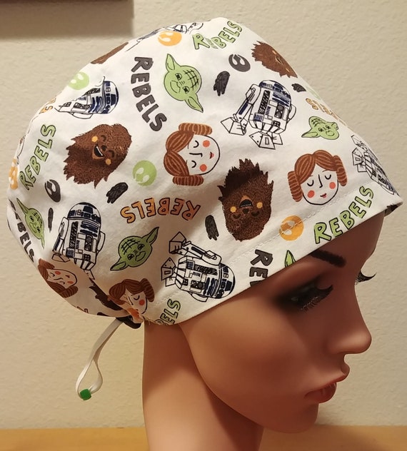 Women's Surgical Cap, Scrub Hat, Chemo Cap, Star Wars Rebels