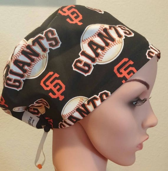 Women's Surgical Cap, Scrub Hat, Chemo Cap, San Francisco Giants