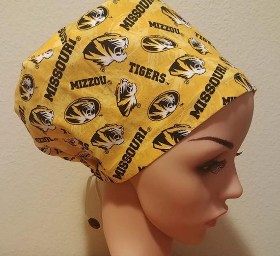 Women's Surgical Cap, Scrub Hat, Chemo Cap, University of Missouri