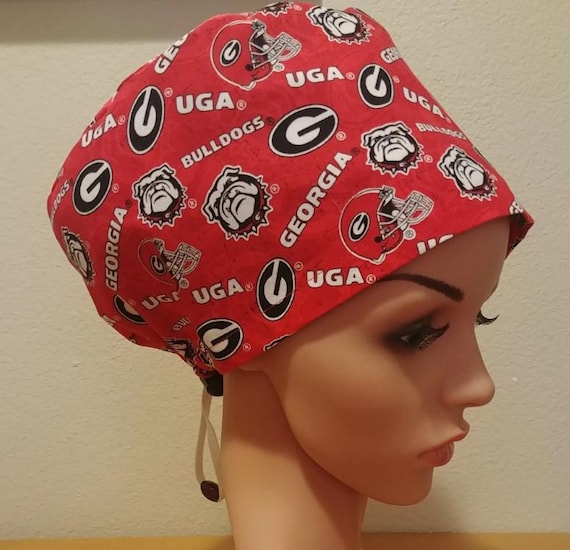 Women's Surgical Cap, Scrub Hat, Chemo Cap, University of Georgia