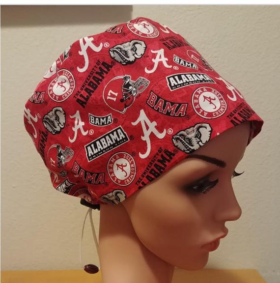 Women's Surgical Cap, Scrub Hat, Chemo Cap, University of Alabama