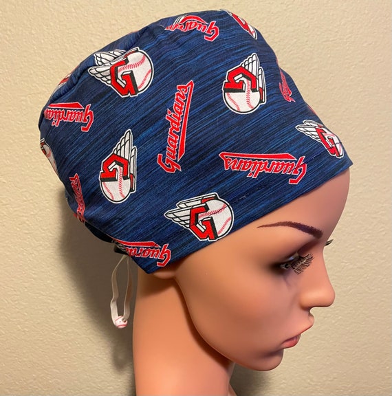 Women's Surgical Cap, Scrub Hat, Chemo Cap, MLB Cleveland Gaurdians