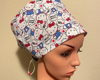 Hello Kitty Scrub Hats - Etsy
