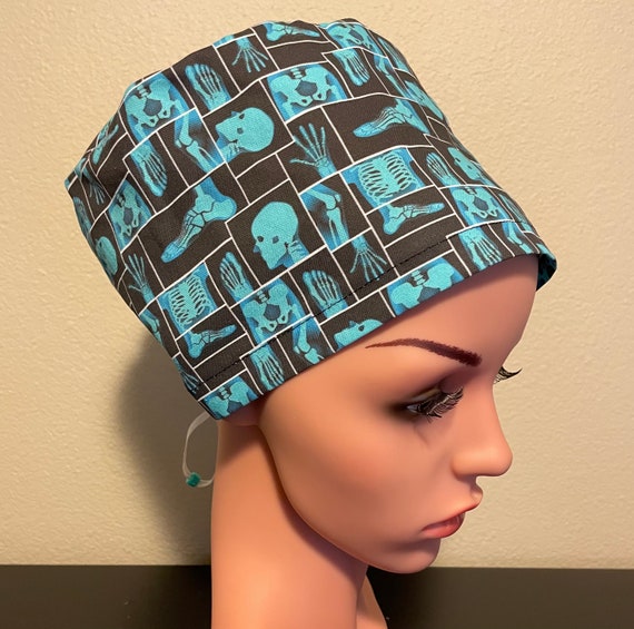 Women's Surgical Cap, Scrub Hat, Chemo Cap,  The Hip Bones Connected to the..,