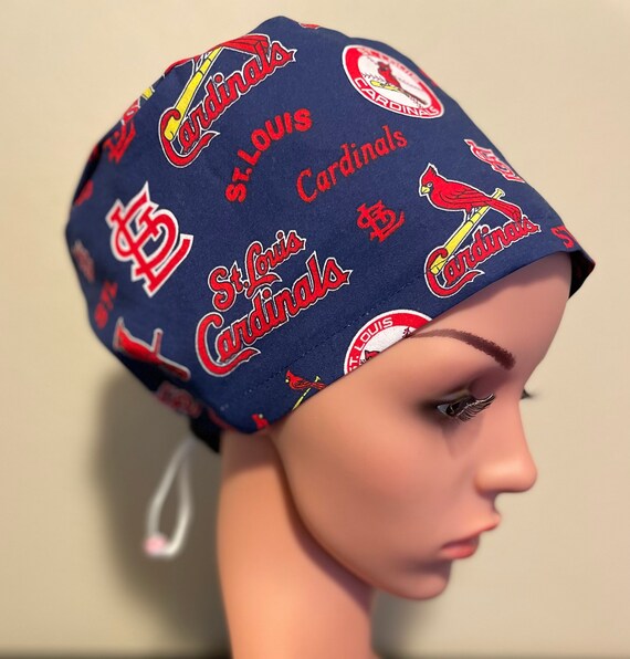 Women's Surgical Cap, Scrub Hat, Chemo Cap, St. Louis Cardinals